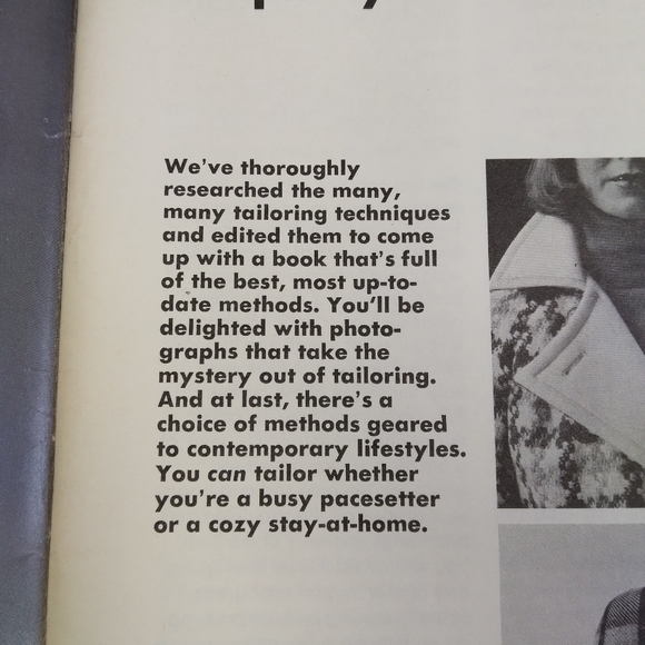 BOOK Vintage Simply Tailoring, Simplicity's how-to book of tailoring tec… - Picture 4 of 14